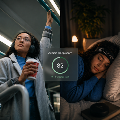 Audicin Pro Sleep Bundle - Sleep Headband +6 month Audicin App Subscription